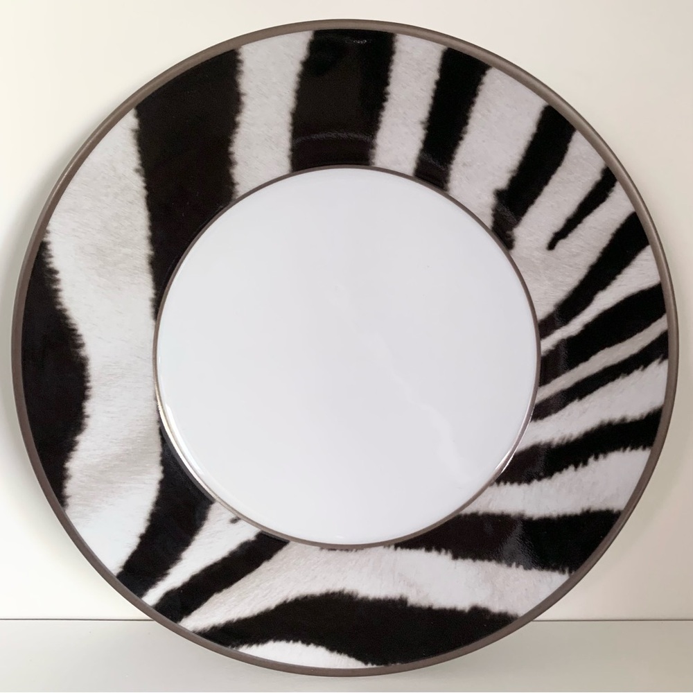 Ralph Lauren Zebra Print porcelain Plate